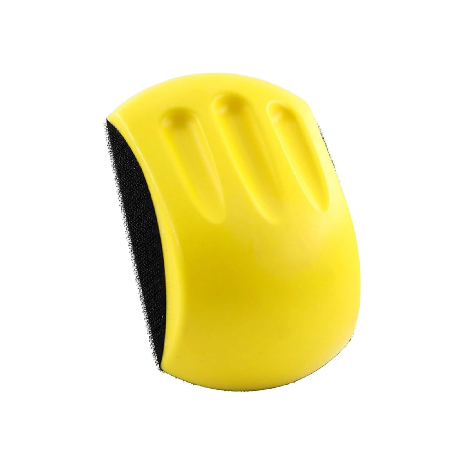 5 Inch 125mm Hand Sanding Pad Block with Hook and Loop Backing, Durable Sanding Paper Holder for Polishing Discs, Ergonomic Sandpaper Block for Woodworking and Metal Finishing