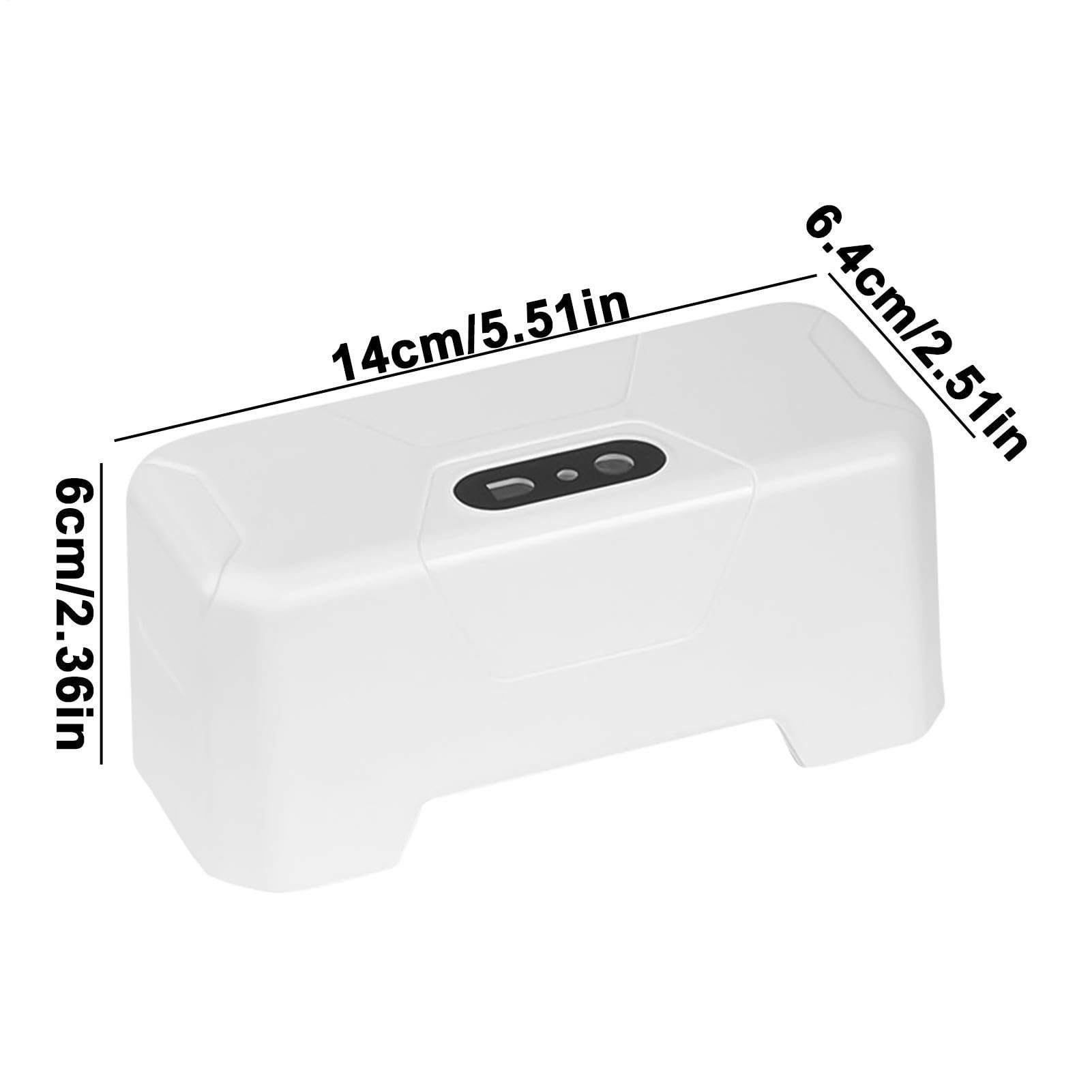 Kit de chasse d'eau automatique sans contact infrarouge avec détecteur de mouvement intelligent avec batterie de 1800 mAh, fixation automatique externe pour salles de bains modernes | Mise à niveau de