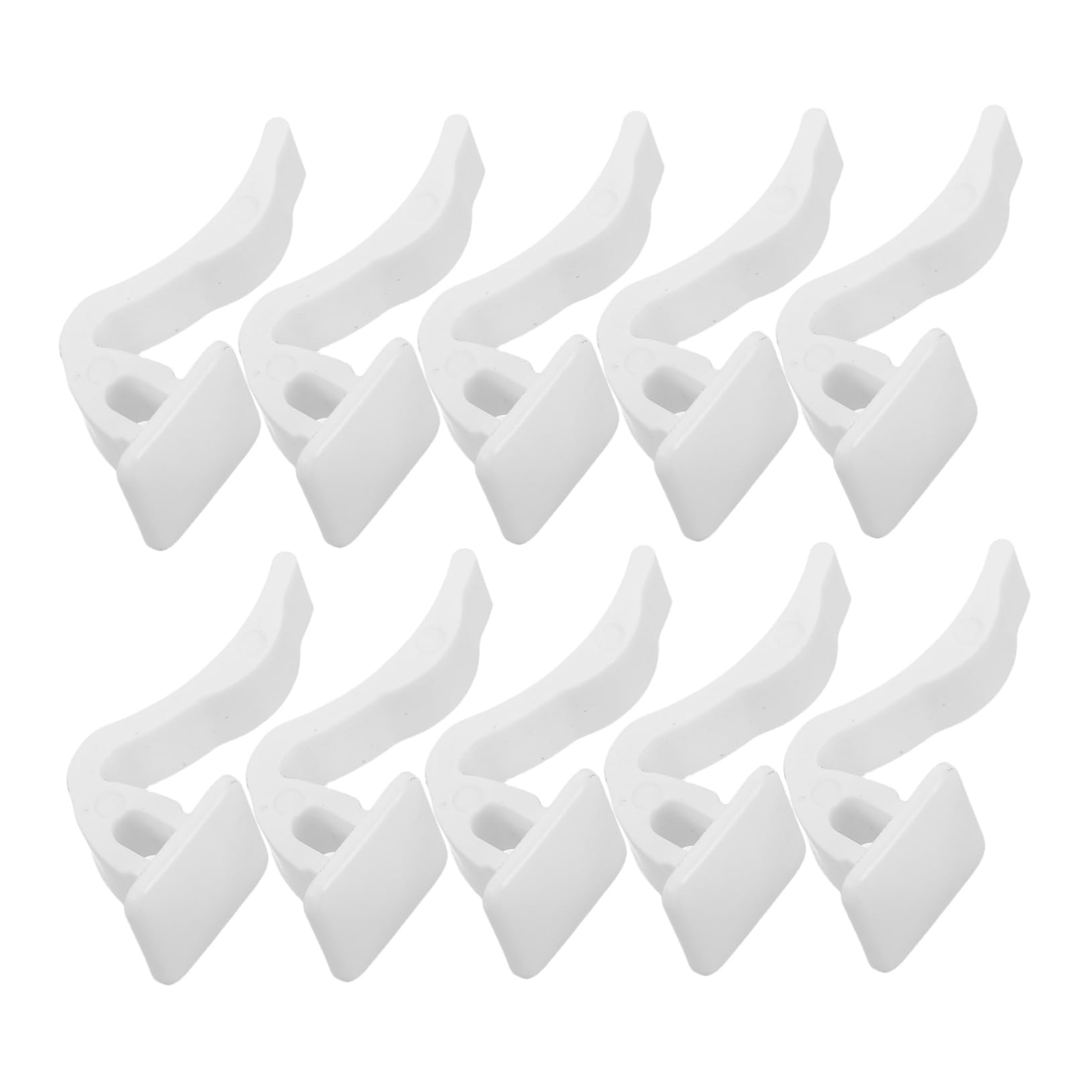 BUGUUYO 10pcs Radiator Pipe Covers Clips Plastic Radiator Hook Fan Shroud Hose Clip Replacement Hanger Safety Cover