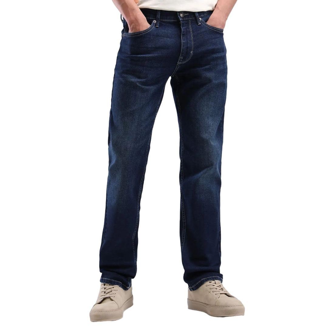 flying machine Men's Slim Straight Fit Jeans| Solid | Mid Rise | Stretchable | Jeans for Man-picture-23