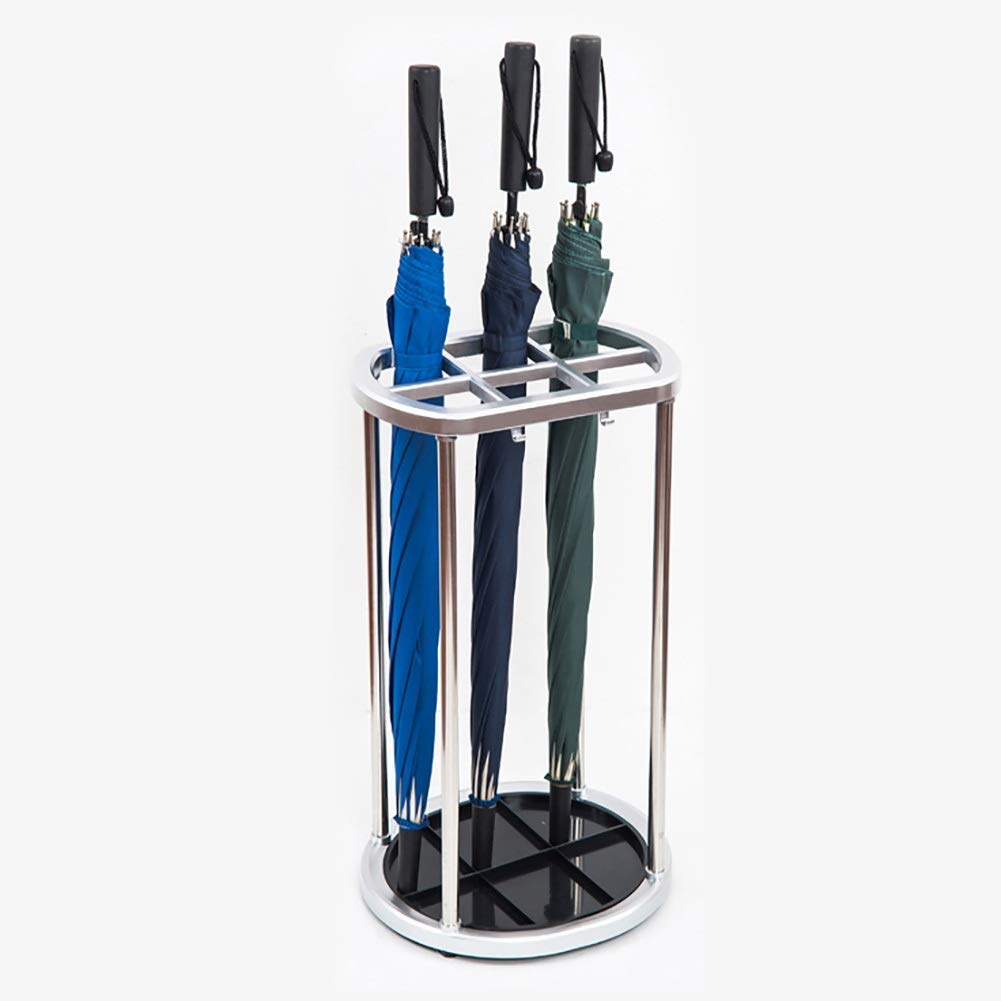 Support de parapluie robuste avec plateau amovible pour rangement durable