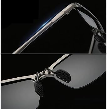 Polarized Sports Sunglasses, UV400 UV Protection, Color Changing Dimmable Polarized Lens, Oval Square, Small, Half Rim Frame, Lightweight, Sports, Men's, Women's, Driving, Fishing, Golf, Baseball, Driving, Outdoors, Climbing, Cycling, Father's Day, Sunglasses, Gift, Sports Sunglasses