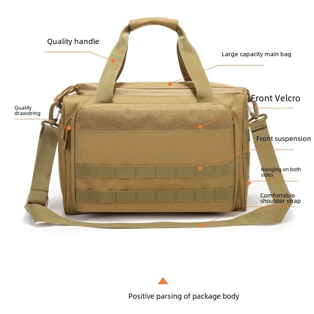 Bolso Tactico Policial, Bolsa De Almacenamiento Al Aire Libre, Bolsa De Camping, Bolsa De Pesca, Caja De Pesca, Bolsa Tactica，Maletines Organizadores para Munición C