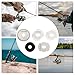 Tidevib Fishing Baitcasting Reel Drag Clicker Kit with Washer for Daiwa Tatula SV TW 103 HSL Right Hand, Stainless Steel and Carbon Fiber Repair Set