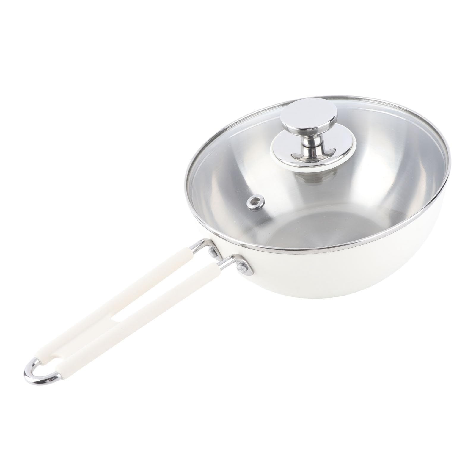 Kochtopf mit Dampfkorb, Soßentopf aus Edelstahl 316, Antihaftbeschichteter Milchtopf Zum Kochen von Suppe und Nudeln, Hitzebeständiger Griff für das Kochen zu Hause in der Küche