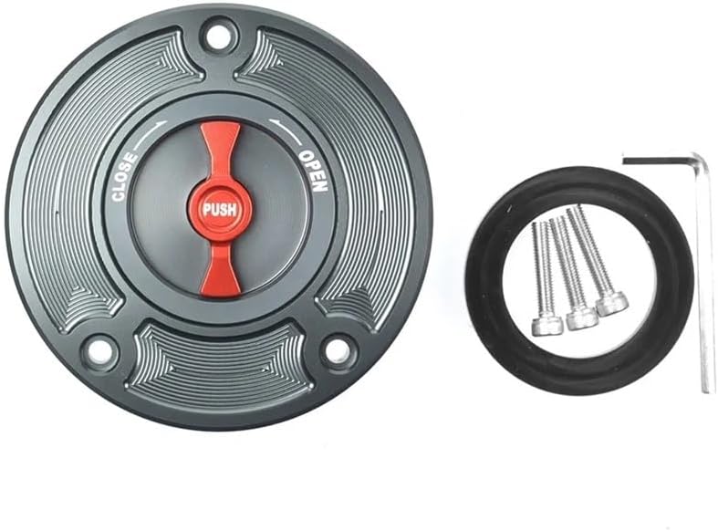 Motorcycle Fuel Cap Gas Fuel Tank Cap for S&uzuki GSXR600 750 1000 GSXR GSXR1000 K4 K5 K6 K7 K9 2010-2020 SV650 GW250 for Bandit GSF 650 1250 GSX1300R Fuel Cap Scooter