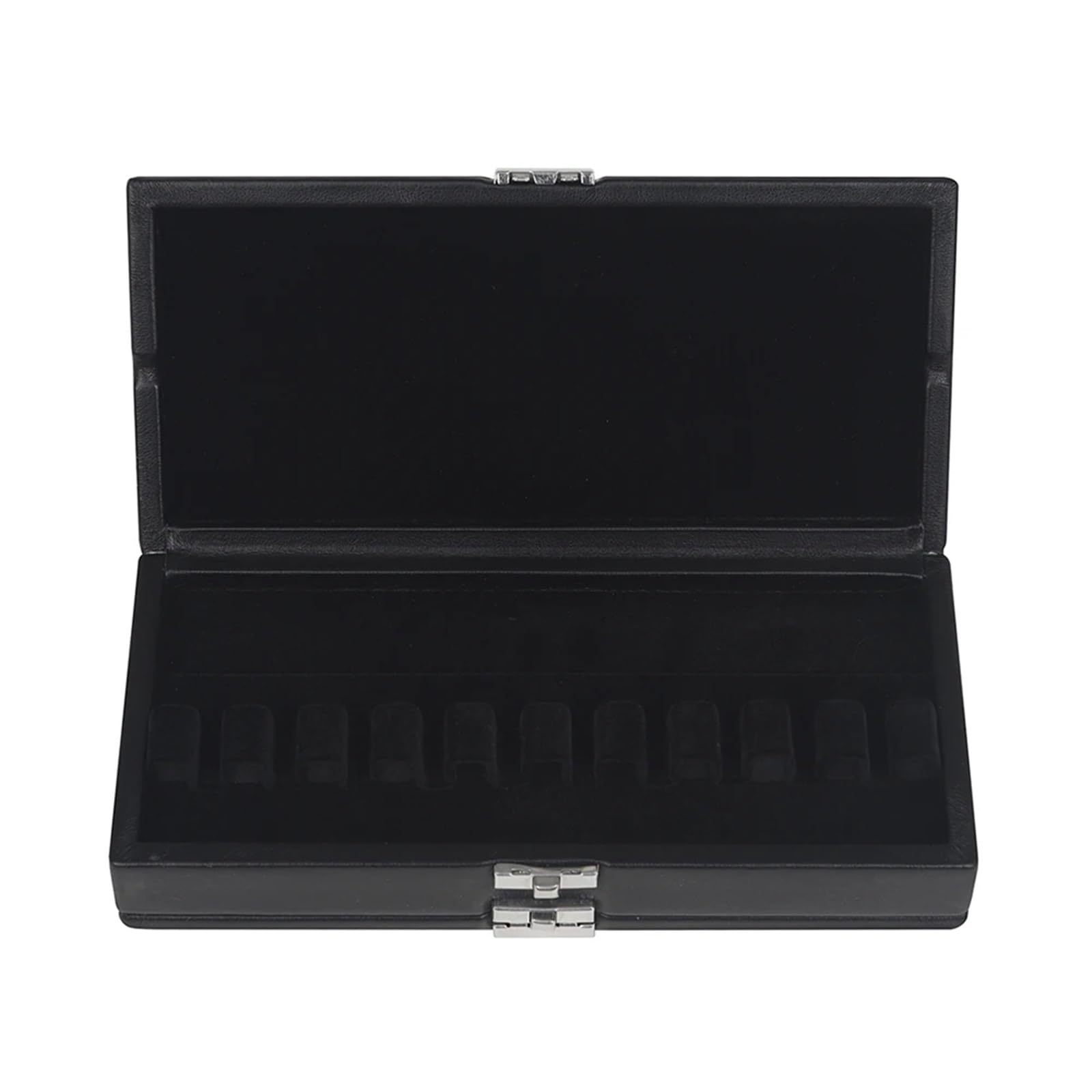 Oboenkopfbox Tragbare schwarze doppelschichtige Oboen-Reed-Ledertasche. Reed-Ledertasche bietet Platz for 20 Stück Reeds-Halter, Musikinstrumententeile