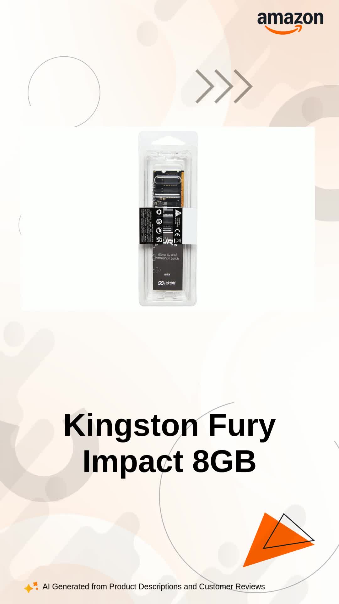 Kingston 8GB DDR5 SODIMM Fury Impact