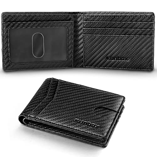 Slim Minimalist Rfid Blocking Front Pocket Leather Wallets For Men Women Gift Box #TOP20