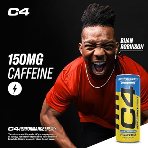 Cellucor C4 Energy Drink 12Oz (Pack Of 12) - Frozen Bombsicle - Sugar Free Pre Workout Performance Drink With No Artificial Colors Or Dyes thumb #4