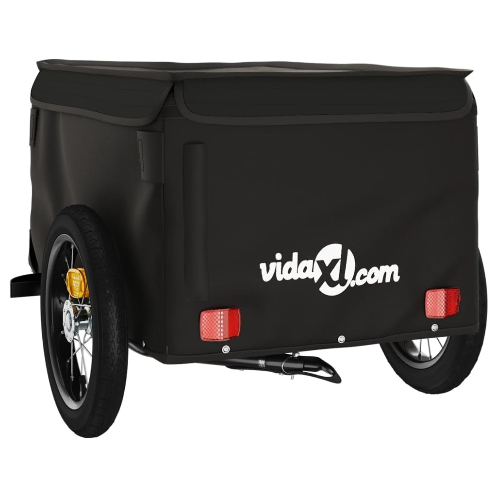 Rimorchio bicicletta nero ferro 30 kg 94080