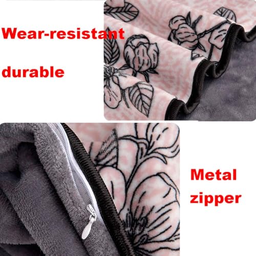 Faldas de cama de 4 piezas con acolchado premium y fundas de diseño refinado 6