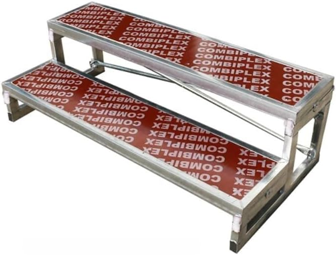 Choral Risers Choir Stairs Riser Platform Stage Anti Slip Singing Steps School Church Theater Concert,Portable Anti-Slip Multi-Level Staircase for Wedding Photography & Public Speaking - STU