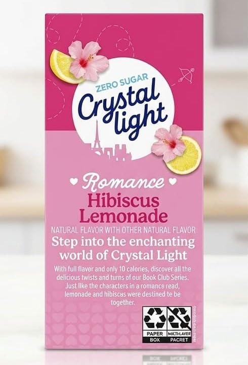 Crystal Light Romance Hibiscus Lemonade Drink Mix, BY FEBORA, Zero Sugar, Natural Flavour, 41G BY ASK Traders-image-26