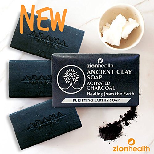 Zion Health Ancient Clay Soap Activated Charcoal, 6 Oz image 4