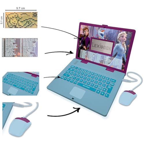 Image of Lexibook, Frozen Educational Laptop for Kids, JC598FZi2