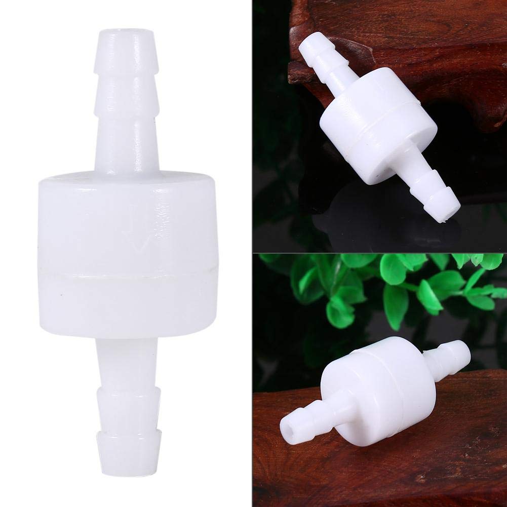 6mm Rückschlagventil Aus Kunststoff - Inline Ventil Mit Klemmbändern Für Aquarium & Waschmaschine