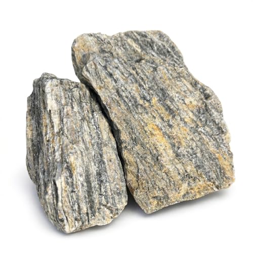Gnejsowa kora kamienna żwirek dekoracyjny 6-16 cm, 15 kg – kamienie gabionowe i naturalne kamienie do ogrodu, akwarium i kształtowania krajobrazu