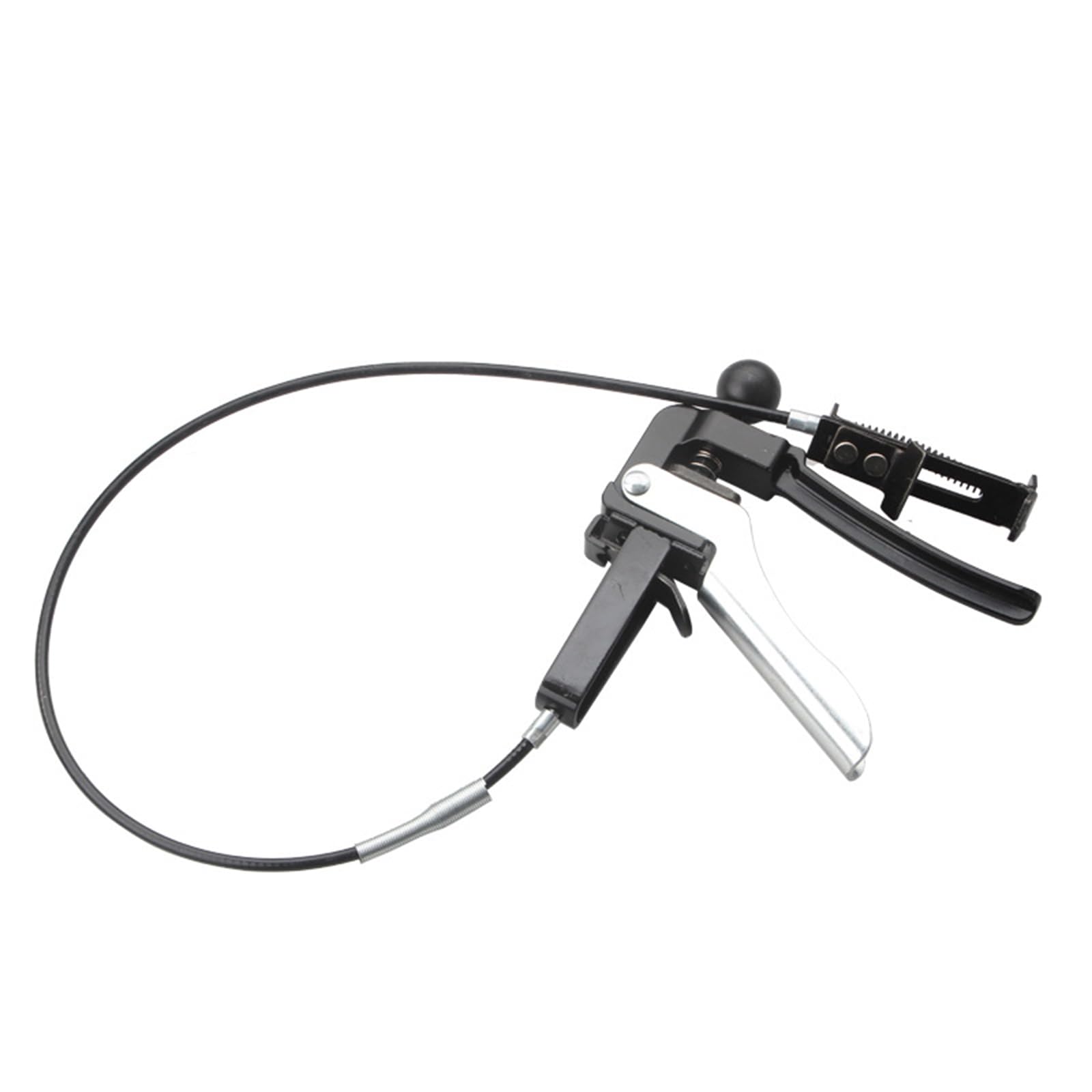 Cazstyk Black Flexible Steel Cable Hose Clamp Pliers With 675Mm Reach For Automotive Engine Bay And Chassises Repair Easy Operations Automotive Repair Pliers