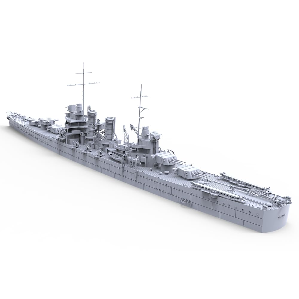 MRY-SFW SSC350756-A 1/350 zestaw do budowy modelu wojskowego USA Lekki krążownik klasy Brooklyn, USS Brooklyn (CL-40), 1941 Waterline