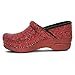 Dansko Professional Glitter Slip-On Clogs for Women – Rocker Sole and Arch Support for Comfort – Shiny and Stylish Glitter Uppers Red Glitter 8.5-9 M US