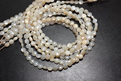 Chalcedony Coin Finir vos colliers sans perles trop lourdes grâce à la calcédoine plate 6mm