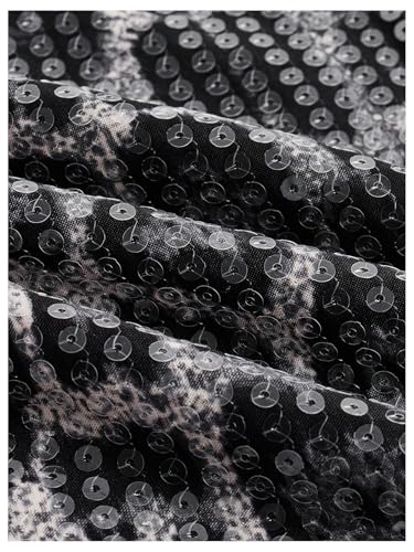 Floerns Women's Y2k Cheetah Tank Tops Sleeveless Shiny Sequin Date Night Party Camisole4