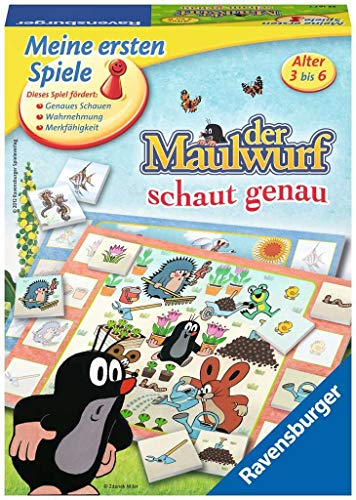Ravensburger 22167 - Der Maulwurf schaut genau - Zuordnungsspiel für...