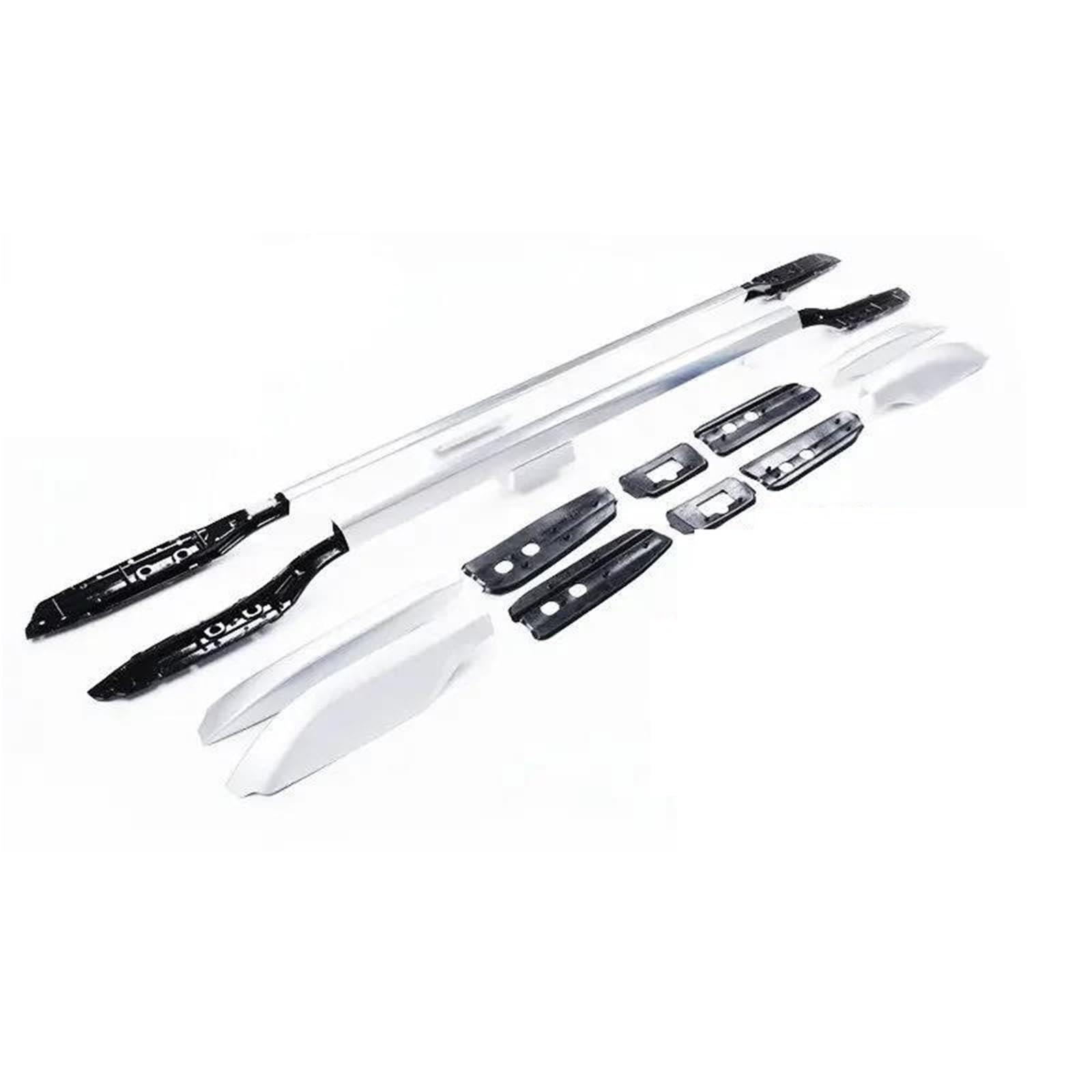 Cargo Roof Rack For Toyota For Land Cruiser For Prado 150 2010-2023 Aluminum Alloy Rails Bar Luggage Carrier Bars Top Racks Rail Boxes Roof Rack(Silver)