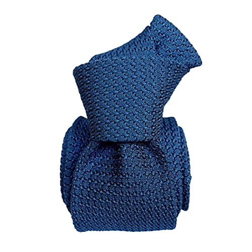 Cravate grenadine bleu marine uni en pure soie : l'accessoire indispensable du vestiaire