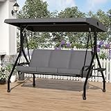 Hollywoodschaukel 3-Sitzer Mit Verstellb&hellip;