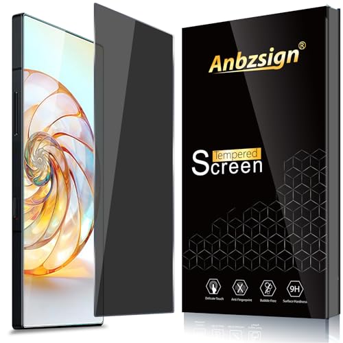 Anbzsign [2���p�b�N] �v���C�o�V�[�X�N���[���v���e�N�^�[ ���h�~ ZTE Nubia Z60 Red Magic 8 8S 9 Pro/Pro+�p �P�[�X�t�����h���[