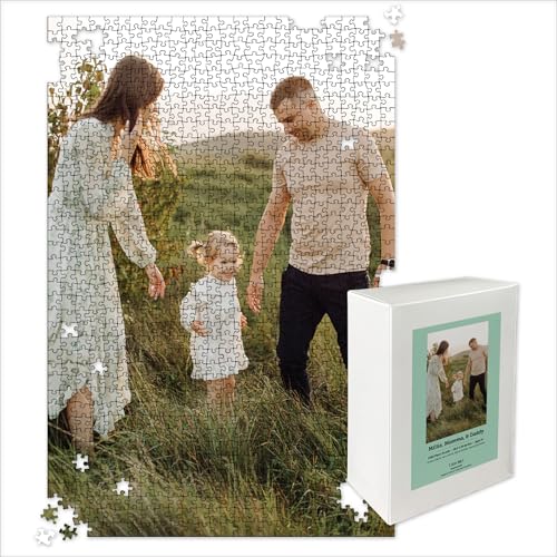 Photo Puzzle, Pet, Wedding, Family Reunion Puzzle | 1000 Piece, Custom Jigsaw Puzzle for Adults (Vertical/Portrait) | 20' x 30' | I See Me!