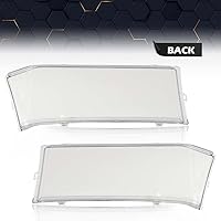 Vista 3 de PIT66 Cubierta para faros delanteros compatible con GMC Canyon/Chevy Colorado 2004-2012 20766569 20766570 izquierdo del conductor y lado derecho