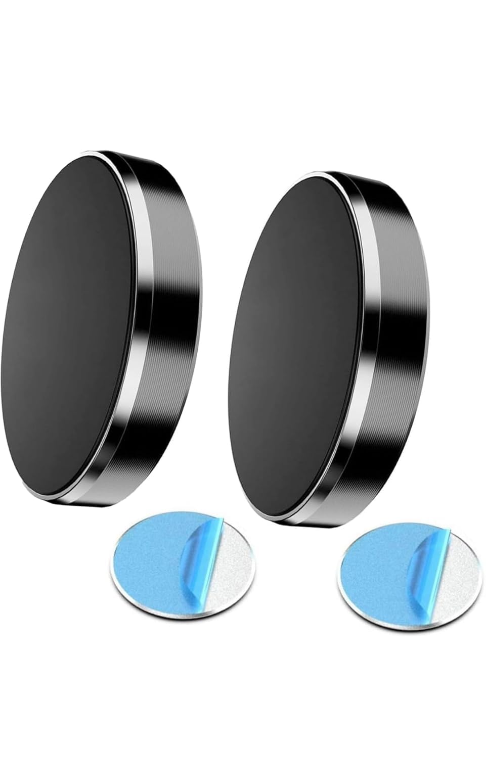 pack 2 multipurpose mini magnetic car mobile holder for dashboard 360 rotation | car phone holder for car dashboard, home, kitchen & office for all smartphones (pack of 2)