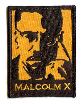 David Cherry Artist Patch - Malcolm X - RARE!