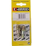 002710-3714 - 1/4'' Kripxe 172 - Juego adaptador/a rosca macho rosca gas 1/4\