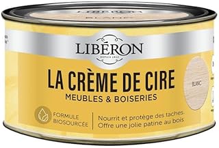 Lib&eacute;ron La cr&egrave;me de cire pour bois, en p&acirc;te, Blanc 250ml