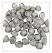 50 Pieces Pipe Screens, 5/8inch Stainless Steel Bowl Screens Filters - Small Metal Cleaning Filters,0.63 inch Tapered Design Metal Pipe Screens Adjustable Size