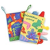 [El mejor regalo]El juego contiene 2 libros de tela, el diseño es exquisito y lindo, es un regalo ideal para recién nacidos de 0 a 6 meses, adecuado tanto para niños como para niñas.