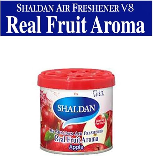 Miniatura 2 de My Shaldan V8 - Ambientador de coche de fórmula clásica original, aroma de manzana, aroma a base de gel de alta calidad y fragancia fresca de larga