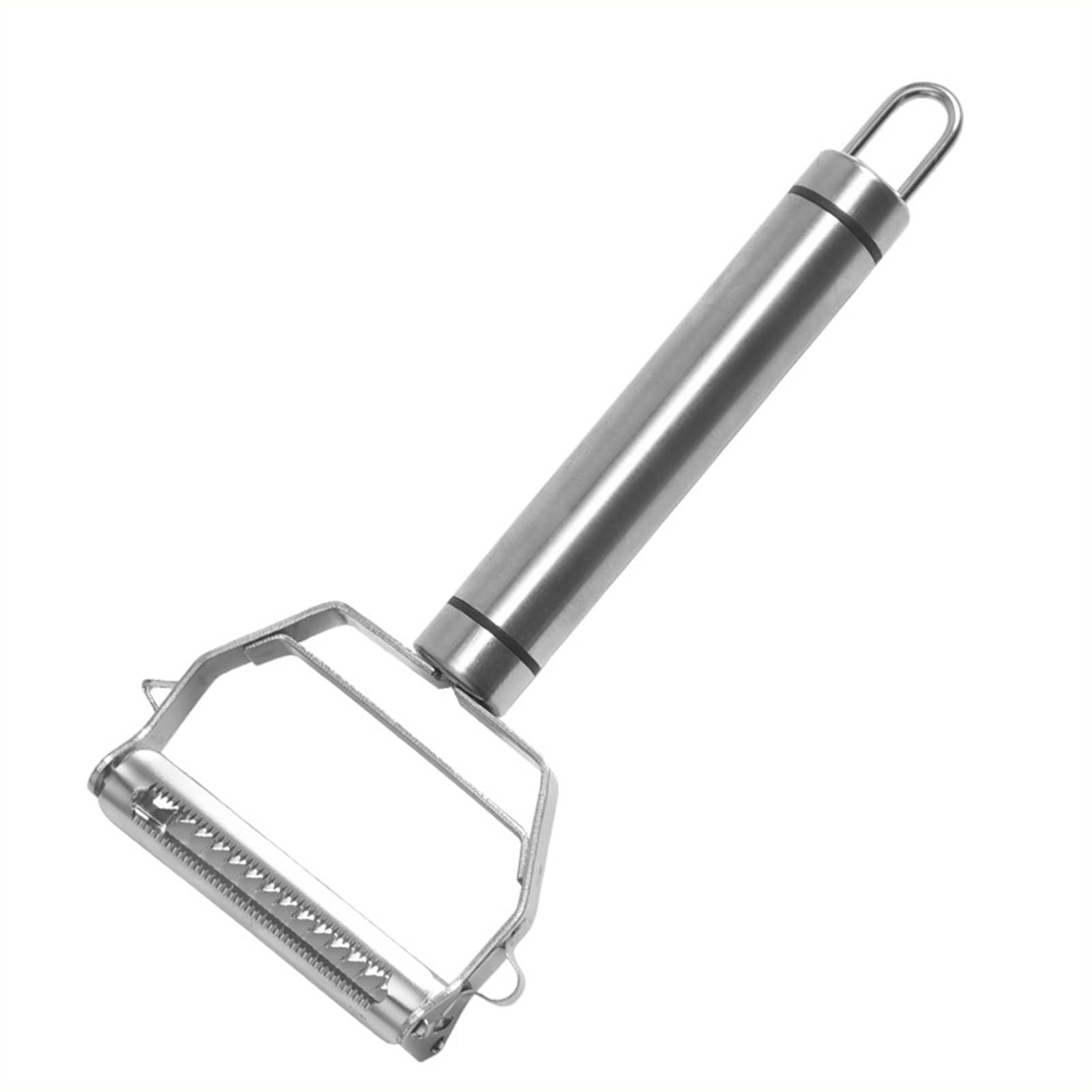 Pelador y rallador 2 en 1 de Acero Inoxidable, un pelador y rallador Multifuncional Adecuado para Frutas y Verduras