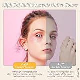 TBANVOO Half Moon Light for Lash Tech, Estheticians Wall Mount Lamps for Eyelash Extensions, Adjustable Angle& Height - Professional Beauty Salons Lash Light - Image 5