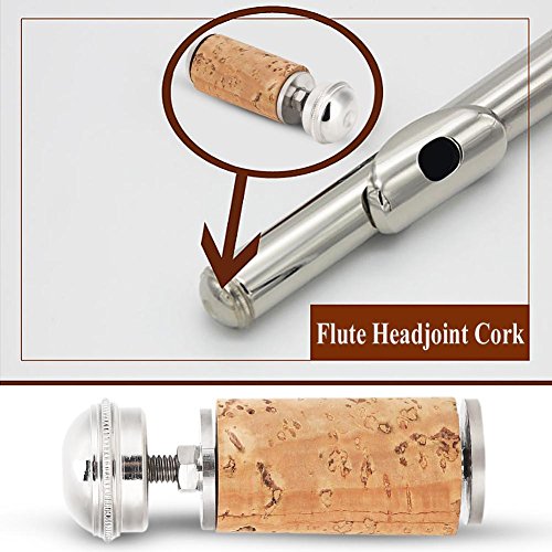 Flute Crown,Flute Head Cork,Flute Headjoint Cork Plug - Flute Stopper Plug and Crown