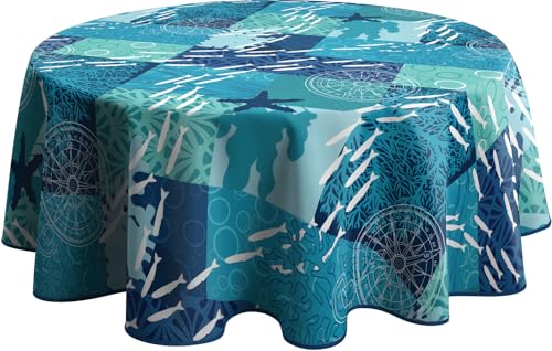 Nappe Anti-Taches Nemo - Ronde 160 cm, Nautique
