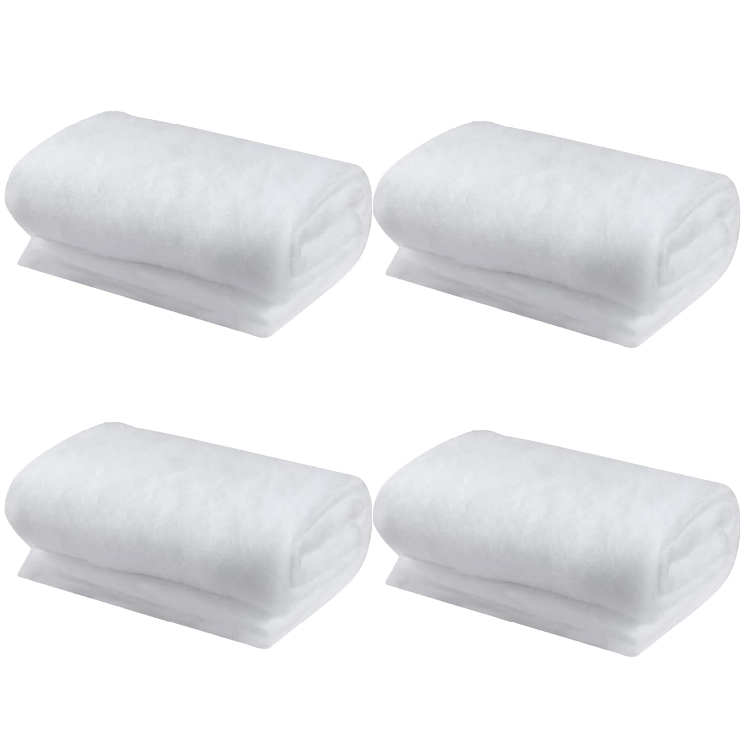 Lot de 4 couvertures de neige artificielles pour Noël, Décoration Noel, Accessoires de maison