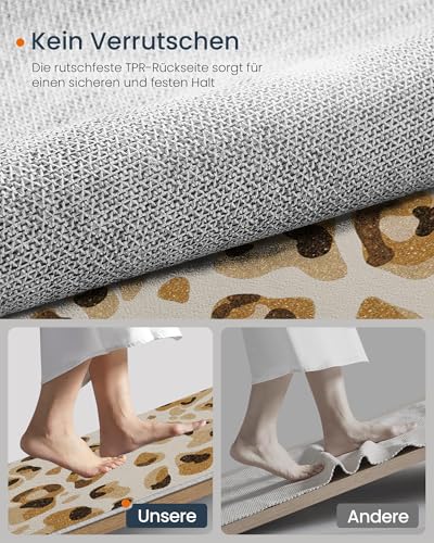 Tapis motif léopard antidérapant : finis les sols mouillés dans votre entrée