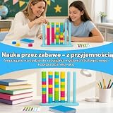 Mineup 2 sztuki Color Stack Challenge Game, kolorystyczna gra w stos
