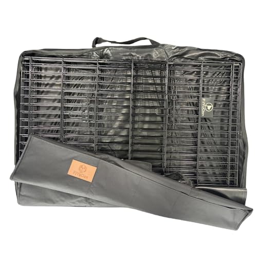 Image of PJYuCien Storage Bag for 36 inchx24 inch Metal Foldable Dog Playpen | 600D Oxford Fabric, 270 Large Zipper, Travel Carry Case for Camping, Park & Home, Waterproof Moisture-Proof