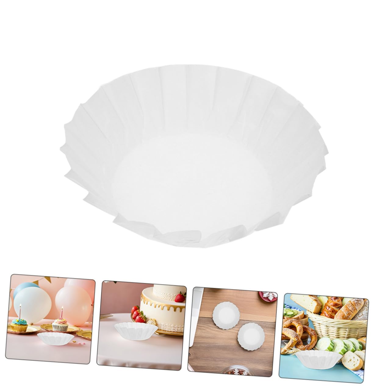 100piezas Papel de Horno para Pasteles Unidades Papel Antiadherente para Bandejas de Hornear para Tartas de Queso y Muffins Freidora de Aire
